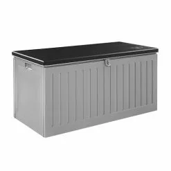 Gardeon Outdoor Storage Box Container Garden Toy Indoor Tool Chest Sheds 270L - Dark Grey -Outdoor Living Sales Store 05s0mod RECO7eCW8EHk m2Xg