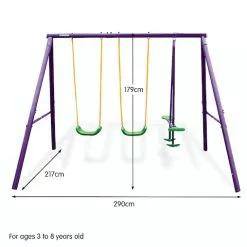 Swing Set Kahuna 4-Seater Outdoor Play Equipment -Outdoor Living Sales Store 07WfEDNKDL0OS4LuFjfDI TaI