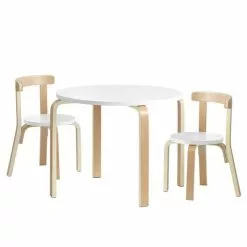 Keezi Nordic Kids Table Chair Set 3PC