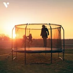 VERPEAK Kids Trampoline 14ft Enclosure Safety Round Net UV Protection Outdoor -Outdoor Living Sales Store 0tWeZbM80m39eFIO3Z 28YXv4