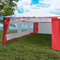 Wallaroo 4x8 Outdoor Event Wedding Marquee Tent Red -Outdoor Living Sales Store 2DSyv22tibG8DxSeontRcpJj0