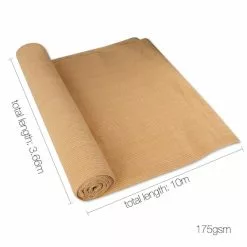 Instahut 70% Sun Shade Cloth Shadecloth Sail Roll Mesh Outdoor 175gsm 3.66x10m Beige -Outdoor Living Sales Store 2IzR0lW 0gZvBG8CXMn2MwC68