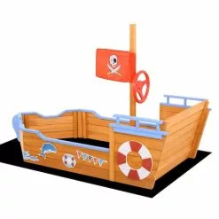Keezi Boat Shaped Sand Pit -Outdoor Living Sales Store 2LMR5vKtqTSgAakBlD4jtEyz8