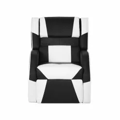 Keezi Kids Recliner Chair Gaming Sofa Lounge Couch Armchair Black White -Outdoor Living Sales Store 2NFJ2kDdy eOnFX4a6LdPsms0