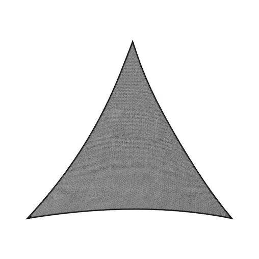 Wallaroo Triangle Shade Sail 3.6 X 3.6 X 3.6M - Grey 1 Wallaroo Triangle Shade Sail 3.6 X 3.6 X 3.6M - Grey