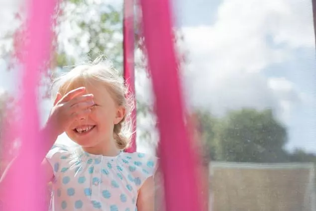 Plum Play Plum 4.5ft Junior Trampoline With Enclosure Net - Pink 5 Plum Play Plum 4.5ft Junior Trampoline With Enclosure Net - Pink - Image 5