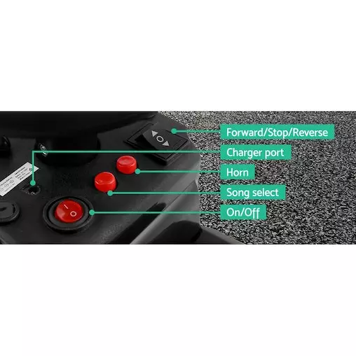 Rigo Ride On Truck Car Kids Toy Black 4 Rigo Ride On Truck Car Kids Toy Black - Image 4