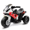 Kids Ride On Car Electric Cars Toys Motorbike BMW Motorcycle Patrol Battery Toy Red Rigo