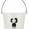 The Party People Glow In The Dark Candy Cookie Ghost Bucket Children Halloween Trick Or Treat