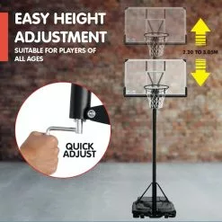 Kahuna Height-Adjustable Basketball Portable Hoop For Kids And Adults -Outdoor Living Sales Store 3QRntkwKoLbOjcjzteYkATYjg