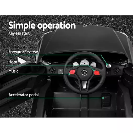 Kids Ride On Car Electric Cars Toys Mercedes-Benz ML450 Inspired W/ Remote Control Battery 12V Black Rigo 6 Kids Ride On Car Electric Cars Toys Mercedes-Benz ML450 Inspired W/ Remote Control Battery 12V Black Rigo - Image 6