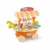 Gem Toys Kids Toy 27pc 33cm Rotating/Roasting BBQ Trolley W/Veggie/Fish/Meat/Light/Sound