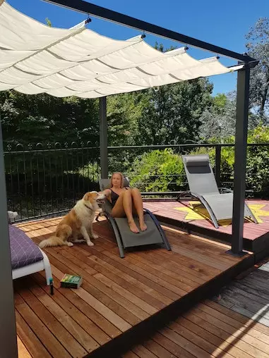 Alice's Garden CONDATE 3X3m Ecru Semi-Permanent Aluminium Gazebo 2 Alice's Garden CONDATE 3X3m Ecru Semi-Permanent Aluminium Gazebo - Image 2