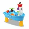 Keezi Kids Outdoor Pirate Ship Sand And Water Table Children Beach Sandpit Toys