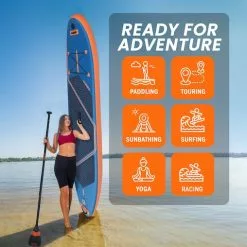 Kahuna Kai Premium Sports 10.6FT Inflatable Stand Up Paddle Board With ISUP Accessories & Carry Bag -Outdoor Living Sales Store 5ldb0PIhWWuHty6u6mUv OIvU