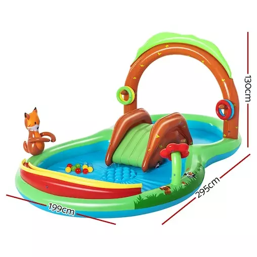 Bestway Swimming Pool Above Ground Inflatable Kids Friendly Woods Play Pools 2 Bestway Swimming Pool Above Ground Inflatable Kids Friendly Woods Play Pools - Image 2