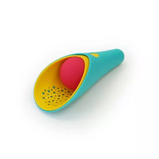 3pc Quut Cuppi 15.6cm Beach Toys Shovel/Sieve/Ball For Kids Lagoon Green/YL/RD 10 3pc Quut Cuppi 15.6cm Beach Toys Shovel/Sieve/Ball For Kids Lagoon Green/YL/RD - Image 10