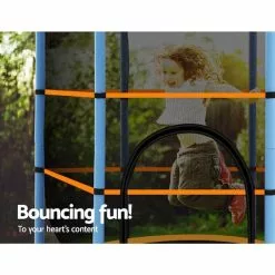 Everfit 4.5FT Trampoline Round Trampolines Kids Enclosure Outdoor Indoor Gift -Outdoor Living Sales Store 6fY 7FGmlpHmtQBN3ARXNzOvE