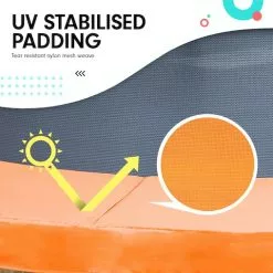 Kahuna Trampoline Blizzard 8ft With Basketball Set - Orange -Outdoor Living Sales Store 6pR6zbal9JmbhTCo mkoLpXFU 1