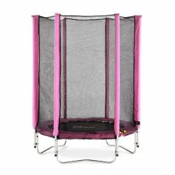 Plum Play Plum 4.5ft Junior Trampoline With Enclosure Net - Pink