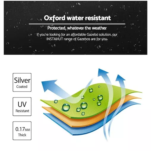 Instahut Gazebo Pop Up Marquee 3x4.5 Tent Gazebos 5 Instahut Gazebo Pop Up Marquee 3x4.5 Tent Gazebos - Image 5