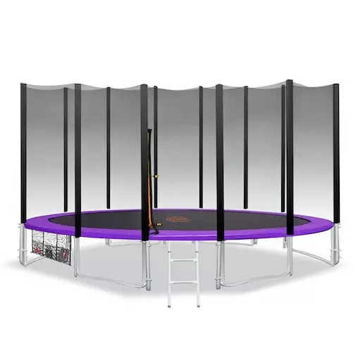 Kahuna Blizzard 12ft Trampoline With Net -Purple 1 Kahuna Blizzard 12ft Trampoline With Net -Purple