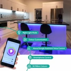 Activiva 2m IP65 12V 24W Smart RGB LED Strip Warm White Night Light App Control -Outdoor Living Sales Store 8SNDd0JREDIJTkJvoBTJm7Mts