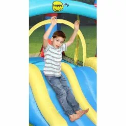 Happy Hop Inflatable 370cm Castle Bouncer W/ Double Slide Kids/Child Outdoor Toy -Outdoor Living Sales Store 8ZQbKnFr6 8zfYMYFFmiTmk28