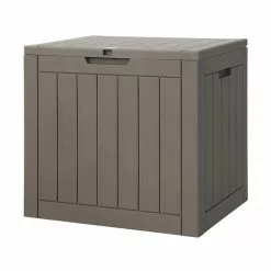 Gardeon Outdoor Lockable Storage Box 118L - Grey