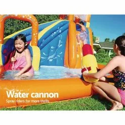 Bestway Inflatable Water Slide Pool Slide Jumping Castle Playground Toy Splash -Outdoor Living Sales Store ABaoNB2qk0fycWhiJEMydPjHY