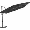 Shelta Augusta 4x3m Rectangular Cantilever Umbrella Charcoal