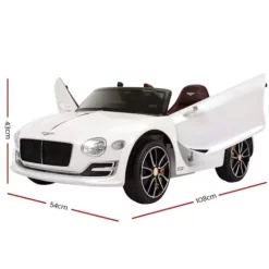 Rigo Kids Ride On Car Electric Cars Toys Bentley Licensed EXP12 Remote Control Battery 12V White -Outdoor Living Sales Store AkvKK sCPsRM F7b fvyZv8c0