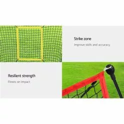 Everfit Portable Baseball Training Net Stand Softball Practice Sports Tennis -Outdoor Living Sales Store AoWiURddehp UaQOYayURYRqo