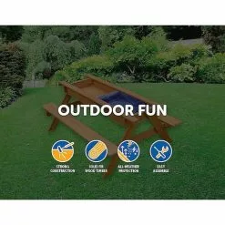 Keezi Kids Timber Picnic And Play Table With Sand And Water Play Box 16 Keezi Kids Timber Picnic And Play Table With Sand And Water Play Box -Outdoor Living Sales Store B8XknTcR05s0MxG CMMhEs4cc