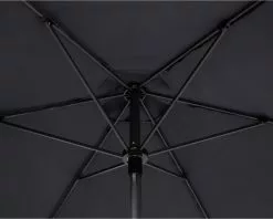 Bronte 2.1m Market Umbrella Charcoal -Outdoor Living Sales Store BRON21CHA 03