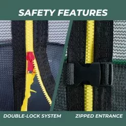 VERPEAK Kids Trampoline 10ft Enclosure Safety Round Net UV Protection Outdoor -Outdoor Living Sales Store Bfmn7f5bQAcEpivlgvaHRtQMo