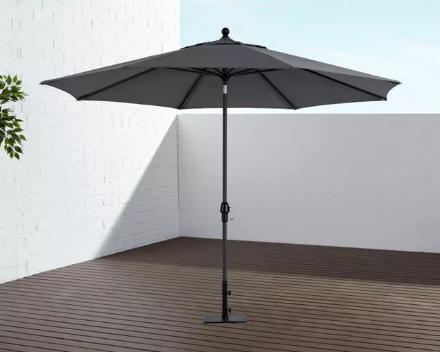 Cairns 3.3m Market Umbrella Charcoal 2 Cairns 3.3m Market Umbrella Charcoal - Image 2