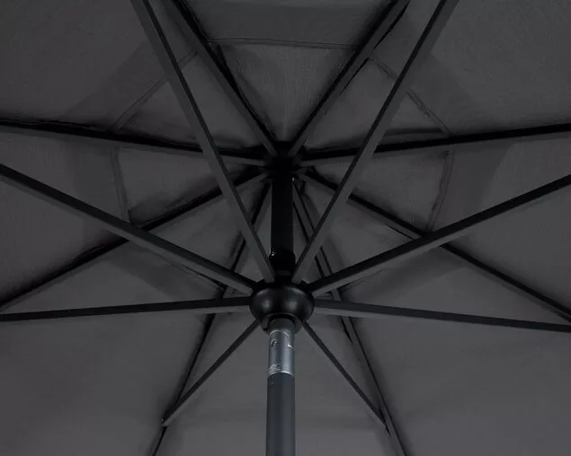 Cairns 3.3m Market Umbrella Charcoal 3 Cairns 3.3m Market Umbrella Charcoal - Image 3
