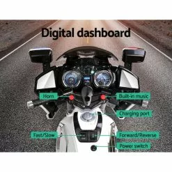 Kids Ride On Car Electric Cars Toys Patrol Motorbike S1K Inspired Battery 12V Police Rigo -Outdoor Living Sales Store CLRS39XO6V0Cv44e7Fq1hkUok