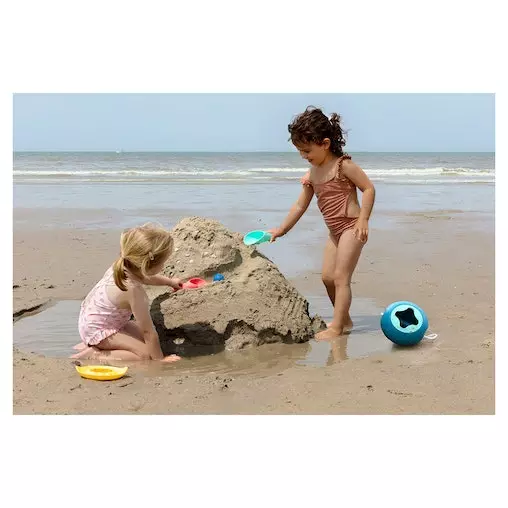 3pc Quut Cuppi 15.6cm Beach Toys Shovel/Sieve/Ball For Kids Lagoon Green/YL/RD 4 3pc Quut Cuppi 15.6cm Beach Toys Shovel/Sieve/Ball For Kids Lagoon Green/YL/RD - Image 4