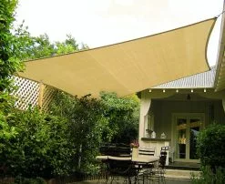 Wallaroo Square Shade Sail Sand : 4m X 4m -Outdoor Living Sales Store CQB9X7CAKqDbTBvTd0uVHf Kg 2