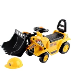 Keezi Kids Ride-On Bulldozer Pretend Play Toy Loader Digger Tractor Excavator