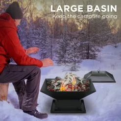 Wallaroo Portable BBQ Fire Pit With Mesh Cover -Outdoor Living Sales Store DdACwsLhjYu7kpYUTsiGh79qE