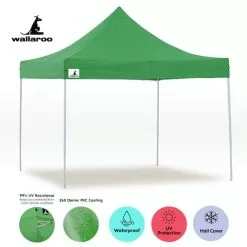 Gazebo Tent Marquee 3x3 PopUp Outdoor Wallaroo - Green -Outdoor Living Sales Store DpEmRoziFAck8XwbthUeMYcNY