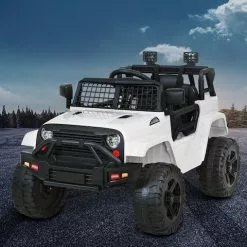 Rigo Kids Ride On Car Electric 12V Car Toys Jeep Battery Remote Control White -Outdoor Living Sales Store EHCCMBojq4Rju kE2dFWAZCCI