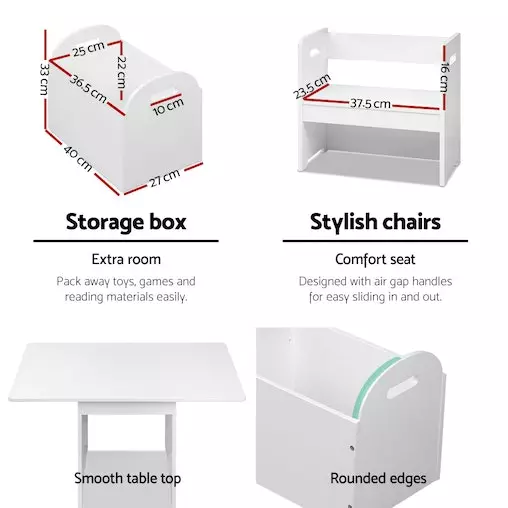 Gardeon Kids Table And Chair Storage Box Activity Desk 6 Gardeon Kids Table And Chair Storage Box Activity Desk - Image 6
