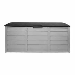 Gardeon 290L Outdoor Storage Box Lockable Cabinet Garden DeckToy Shed Black -Outdoor Living Sales Store EJgfwWe6UUW0yziU6gQ7T3K80