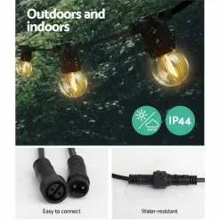 Jingle Jollys 77m LED Festoon String Lights Outdoor Decor Wedding Party Home -Outdoor Living Sales Store EVfLCeUrBMrphGvDHY2R5xpKk