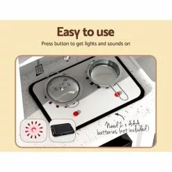 Keezi Kids Kitchen Set Pretend Play Wooden Toys Cooking Cookware Childrens Toy -Outdoor Living Sales Store EZuB5iLMfYL0E2eUiBKo9aBsg