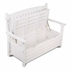 Outdoor Storage Bench Box Wooden Garden Chair 2 Seat Timber Furniture Toy Tool Sheds Store Gardeon White -Outdoor Living Sales Store EZwpetAoYvUZBjAwahPlpIoMg